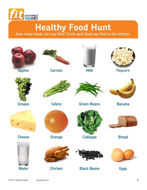 Boost Your Health with our Printable Healthy Foods Guide